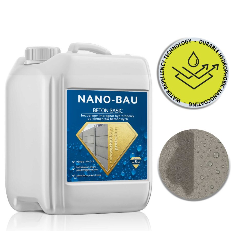 NANO-BAU BETON BASIC impregnat hydrofobowy do betonu
