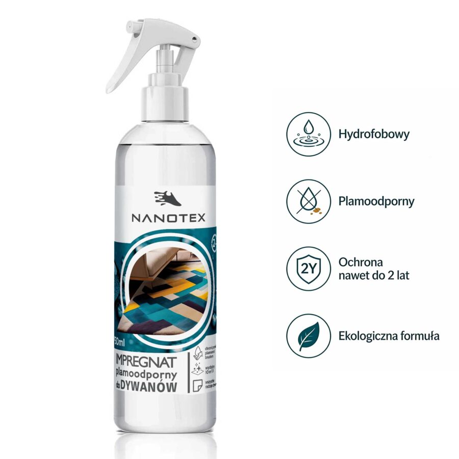 NanoTex impregnat plamoodporny do dywanów