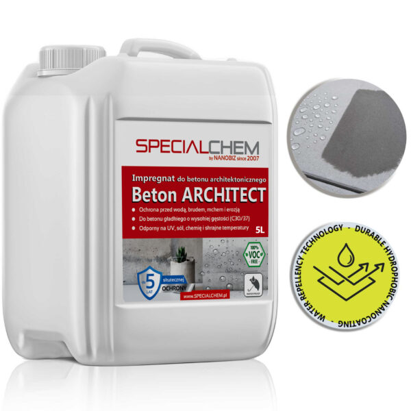 SPECIALCHEM Beton ARCHITECT - impregnat do betonu architektonicznego