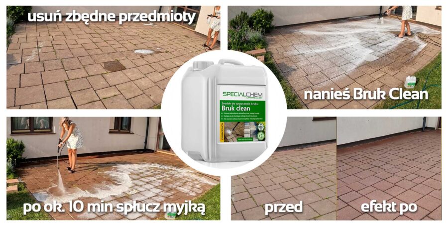 Zestaw do Kostki brukowej SPECIALCHEM czyszczenie + impregnacja kostki - obrazek 3