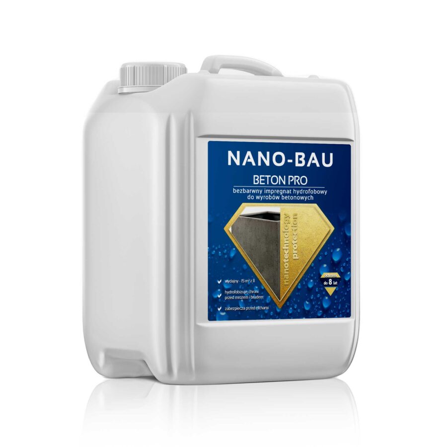 Nano-Bau BETON PRO- bezbarwny impregnat hydrofobowy