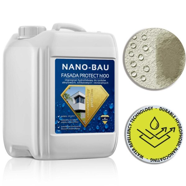 NANO-BAU FASADA PROTECT H100 impregnat do elewacji