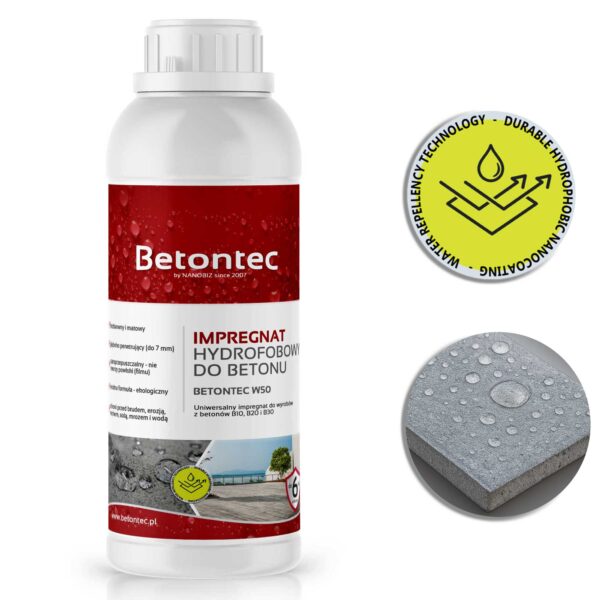 BETONTEC W50 hydrofobizacja betonu