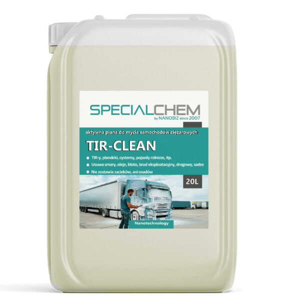 SPECIALCHEM TIR CLEAN - aktywna piana do mycia ciężarówek - silnie pieniący środek o jednofazowej formule