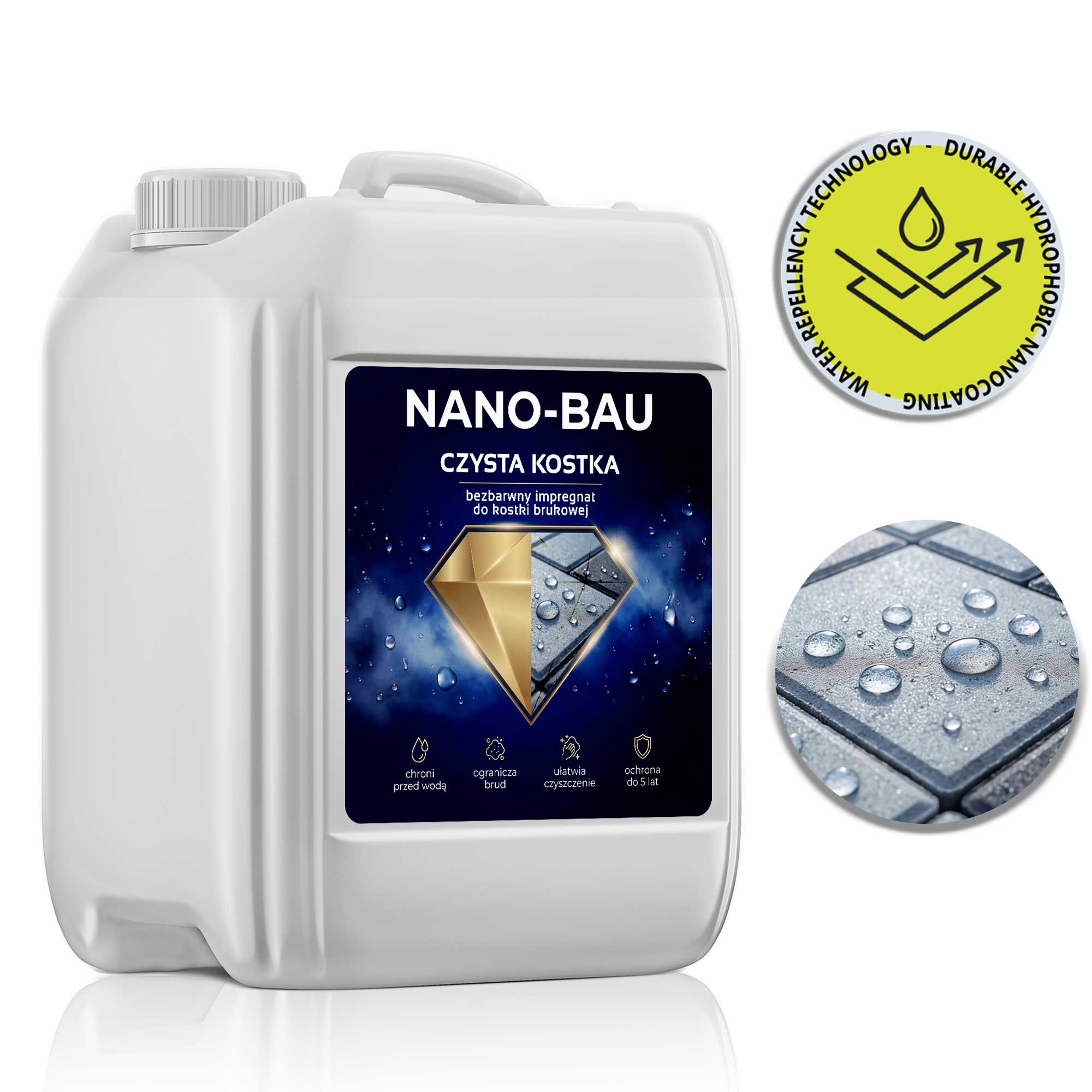 NANO-BAU CZYSTA KOSTKA bezbarwny impregnat do kostki brukowej