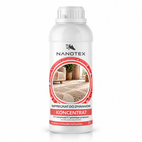 NANOTEX impregnat do dywanów w koncentracie – ochrona przed plamami