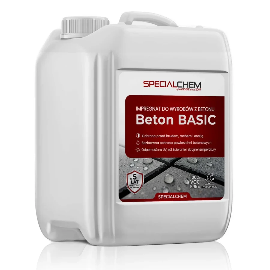 Zestaw do betonu – BETON BASIC do hydrofobowej ochrony chłonnych powierzchni