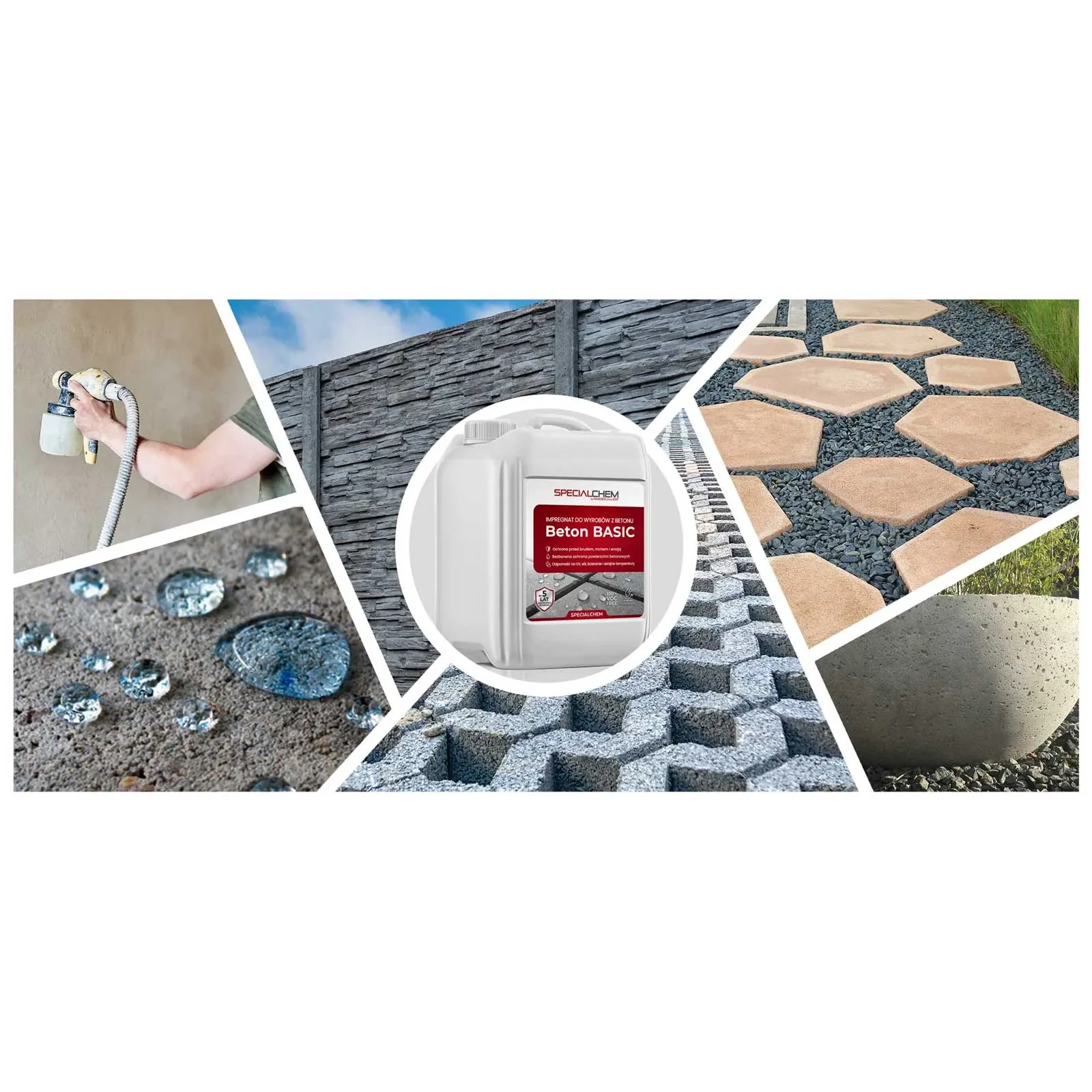 impregnat do betonu SPECIALCHEM Beton Basic — zastosowanie i ochrona betonu
